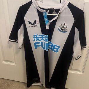 Newcastle United Black and White Home Shirt